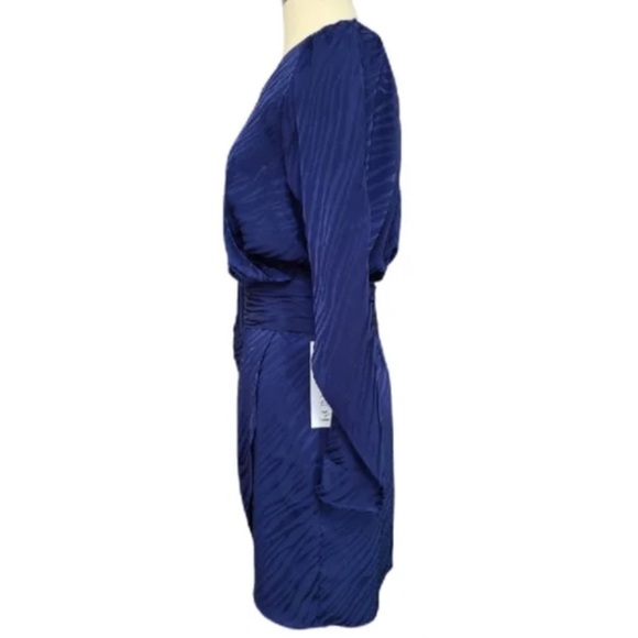 Ronny Kobo Shanaya Dress NWT in Navy Blue Zebra Size S - Picture 6 of 11